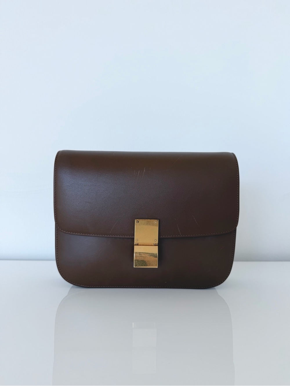 Celine Brown Shoulder Bag - Phoebe Philo |Gold Hardware | Dust Bag Included